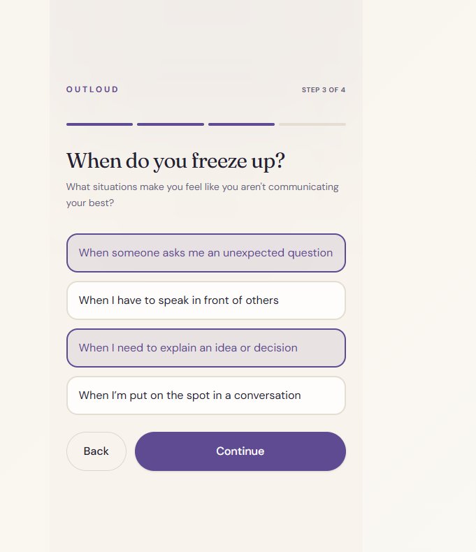 Onboarding question: when do you freeze up?